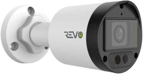 Revo Hybrid 8CH 4K Security System, 2TB Video Surveillance Grade HDD, 4X 4K Indoor/Outdoor IR Cameras with Built-in Microphone, Remote Viewing via Smartphone, PC and MAC (no Monthly fees) in Saudi Arabia