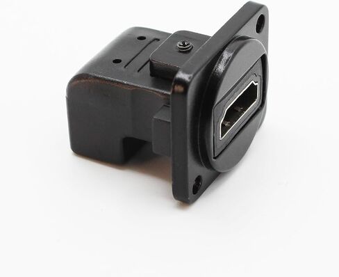 موصل مثبت على اللوحة من سلسلة HDMI D بزاوية قائمة، محول مقبس HDMI أنثى إلى أنثى مع براغي in Saudi Arabia