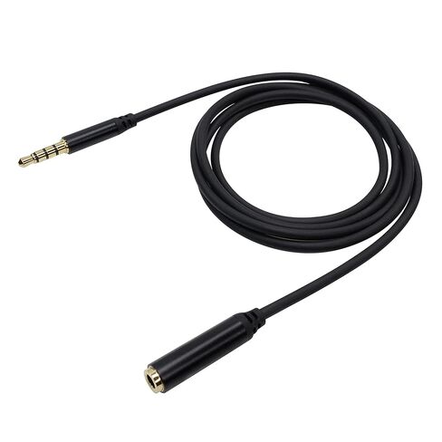 Foto&Tech 3.5mm TRRS Audio Recording 1m Extension Cable, Male to Female Microphone Adapter Cord, Great for Vlog Video Call Voice Chat, Lapel External Mic Connector to Tablet Smartphone Android in Saudi Arabia