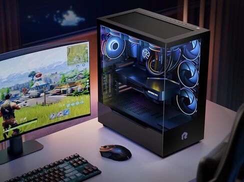Build Redux Gaming Desktop PC – AMD Ryzen 7 9700X CPU, NVIDIA GeForce RTX 5070 GPU, 16GB DDR5 RAM, 1TB NVMe M.2 SSD, 240mm Liquid CPU Cooler, Windows 11 Home, High-Performance Computer in Saudi Arabia
