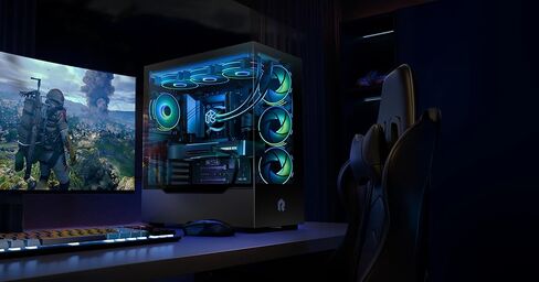 Build Redux Gaming Desktop PC – AMD Ryzen 7 9700X CPU, NVIDIA GeForce RTX 5070 GPU, 16GB DDR5 RAM, 1TB NVMe M.2 SSD, 240mm Liquid CPU Cooler, Windows 11 Home, High-Performance Computer in Saudi Arabia