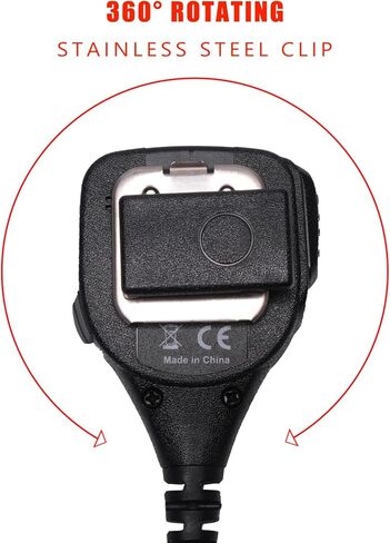1PIN 2.5mm Shoulder Speaker Mic Compatible with Motorola Talkabout T100 TP100TP T200 T200TP T260 T260TP T460 T475 T800 MH230R MR350R 2 Way Radio in Saudi Arabia