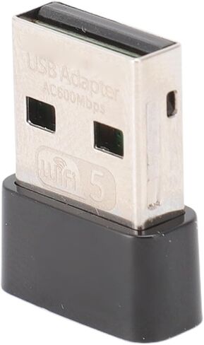 مستقبل USB عالمي، دونجل USB محمول Nano AC600 2.4G للكمبيوتر الشخصي، MU MIMO 600Mbps 2.4G 5G محول USB للماوس والتشغيل، لنظام Linux، z8roxacy1w in Kuwait