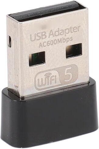 مستقبل USB عالمي، دونجل USB محمول Nano AC600 2.4G للكمبيوتر الشخصي، MU MIMO 600Mbps 2.4G 5G محول USB للماوس والتشغيل، لنظام Linux، z8roxacy1w in Kuwait