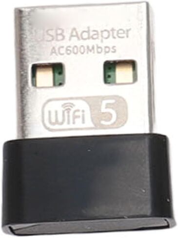 مستقبل USB عالمي، دونجل USB محمول Nano AC600 2.4G للكمبيوتر الشخصي، MU MIMO 600Mbps 2.4G 5G محول USB للماوس والتشغيل، لنظام Linux، z8roxacy1w in Kuwait