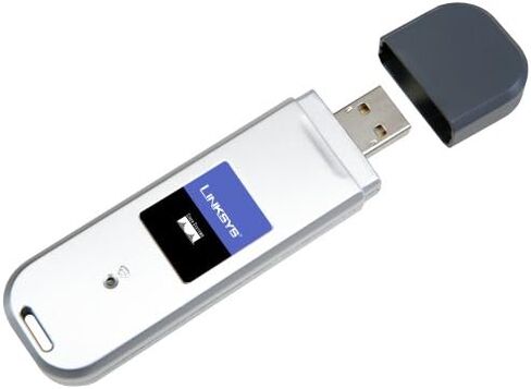 Linksys Compact Wireless-G USB محول WUSB54GC - محول الشبكة - USB عالي السرعة - 802.11b، 802.11g in Saudi Arabia