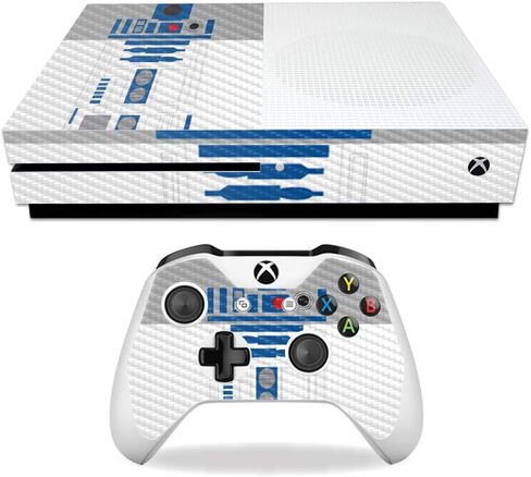 MightySkins Carbon Fiber Skin for Microsoft Xbox One S - Nebula | Protective, Durable Textured Carbon Fiber Finish | Easy to Apply, Remove, and Change Styles | Made in The USA in Saudi Arabia