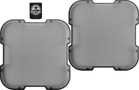 KICKER Grille Package of 2 Items: 15" Square Steel Mesh Subwoofer Grille for L7S/L7R/L7T (Pair) in Saudi Arabia