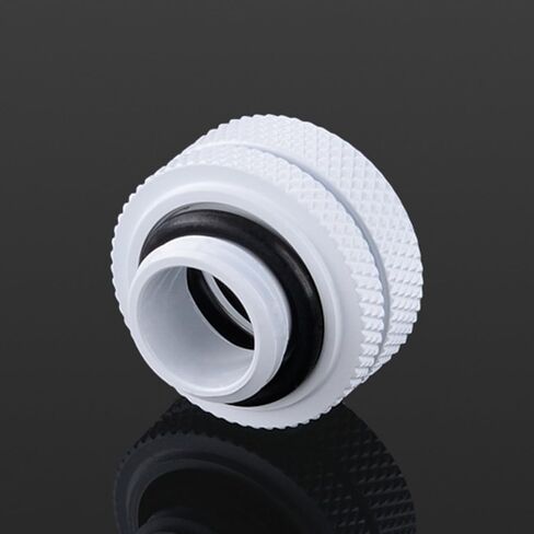 Bitspower 4-Pack G1/4" تركيب متعدد الوصلات لأنابيب صلبة مقاس 14 مم، أبيض، مكون تبريد مياه سطح المكتب in Kuwait