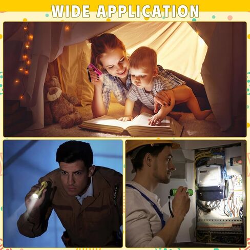 VIHOSE 24 Sets Valentine's Day Christian Gifts Mini Flashlights Bulk with Christian Bible Verse Cards Colorful Aluminum LED Handheld Torches with Lanyard for Church Gifts Party Favors Emergency in Saudi Arabia