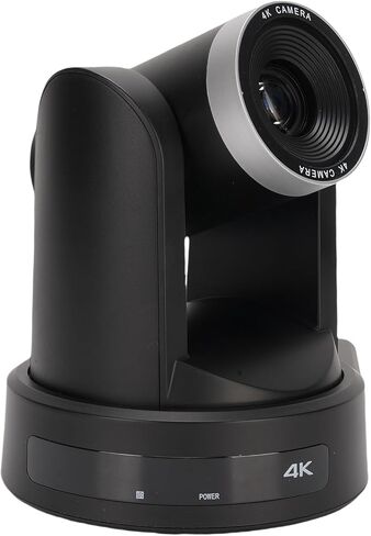 كاميرا مؤتمرات 4K PTZ، تكبير بصري 10X AI تتبع تلقائي 4K HD كاميرا ويب فيديو، USB3.0 LAN لاجتماعات العمل والبث المباشر (قابس الولايات المتحدة) in Kuwait