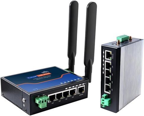 عميل لاسلكي صناعي مزدوج النطاق WiFi5 RS485 RS232 CAN FD إلى WiFi/Ethernet مع حوسبة الحافة 5 جيجابت إيثرنت CAN تحويل بروتوكول FD USR-W650 in Kuwait