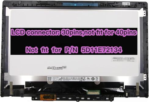 30pins LCD Touch Screen Replacement for Lenovo 300e Chromebook 2nd Gen MTK 81MB 81QC 5D10T79505 5D10Y67266 5D11D01448 5D10T95195 11.6" 1366x768 in Saudi Arabia