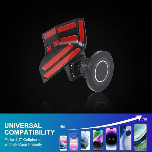 Car Phone Holder Compatible with Chevrolet Corvette C8 2020-2025 Stingray Center Console Dashboard Phone Mount Magnetic Phone Mount Dash Clip Accessories in Kuwait