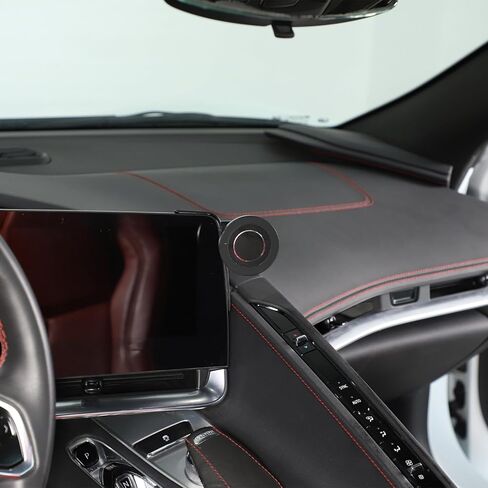 Car Phone Holder Compatible with Chevrolet Corvette C8 2020-2025 Stingray Center Console Dashboard Phone Mount Magnetic Phone Mount Dash Clip Accessories in Kuwait