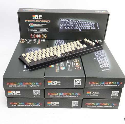 Mechboard 64 لوحة المفاتيح الميكانيكية ذات الإضاءة الخلفية للكومودور 64 in Kuwait