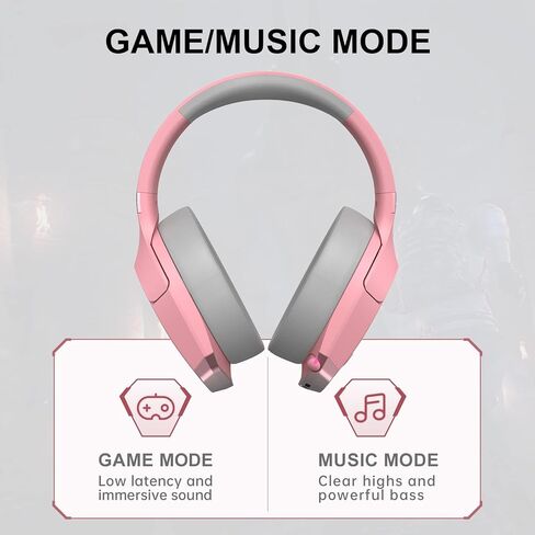 Edifier Hecate GX Hi-Res Gaming Headset for PS4/ PS5/ PC/Switch/Xbox Gamepad - USB/Type-C/3.5mm Wired Gaming Headphones with Microphone RGB Lighting - ENC Noise Cancelling - 50mm Driver (Pink) in Saudi Arabia