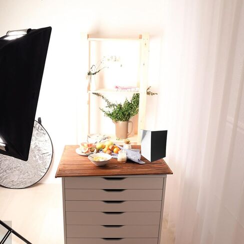 2pcs Folding Photography Reflector Board Set, White Black Silver Light Diffuser Cardboard for Studio and Outdoor Photo Lighting, Portable Reflectors for Product and Food in Saudi Arabia