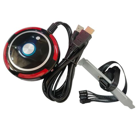 Multifunctional Desktop Computer Switches with Two USB2.0 Port and Sound for Internet Cafes and Home Use Desktop Power Switches in Saudi Arabia