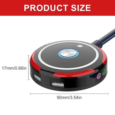 Multifunctional Desktop Computer Switches with Two USB2.0 Port and Sound for Internet Cafes and Home Use Desktop Power Switches in Saudi Arabia