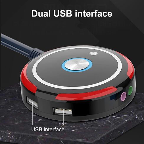Multifunctional Desktop Computer Switches with Two USB2.0 Port and Sound for Internet Cafes and Home Use Desktop Power Switches in Saudi Arabia