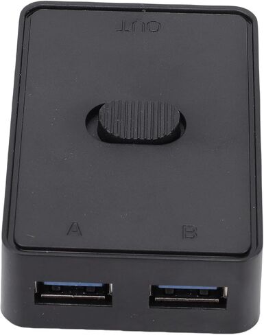 مفتاح USB 3.0، محدد مخرج USB 3.0 2 في 1، مفتاح ثنائي الاتجاه، التوصيل والتشغيل، سرعة عالية، لجهازي كمبيوتر يتشاركان طابعة واحدة، المكتب المنزلي in Kuwait