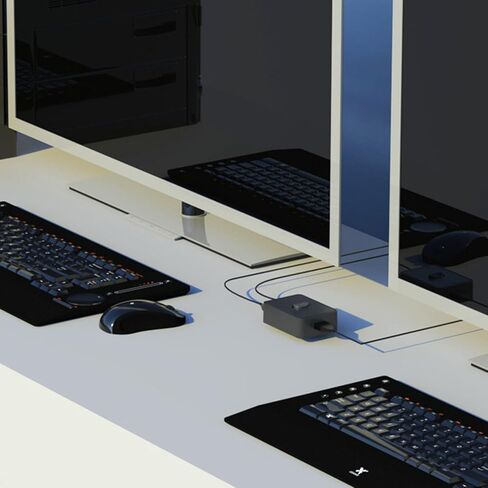 مفتاح USB 3.0، محدد مخرج USB 3.0 2 في 1، مفتاح ثنائي الاتجاه، التوصيل والتشغيل، سرعة عالية، لجهازي كمبيوتر يتشاركان طابعة واحدة، المكتب المنزلي in Kuwait
