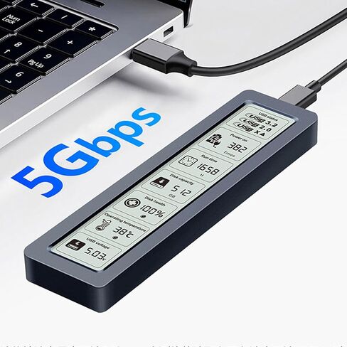 حاوية GOWENIC M.2 NVME SATA SSD، حاوية محرك أقراص الحالة الصلبة USB 3.2 Gen Type C بسرعة 10 جيجابت في الثانية لـ 2280 SSD، محرك أقراص الحالة الصلبة الخارجي، USB 3. محول Gen in Saudi Arabia