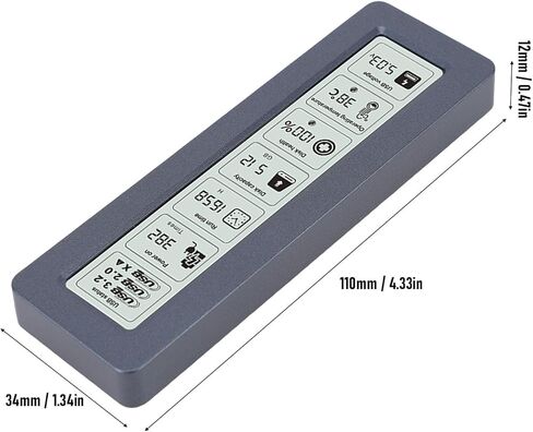 حاوية GOWENIC M.2 NVME SATA SSD، حاوية محرك أقراص الحالة الصلبة USB 3.2 Gen Type C بسرعة 10 جيجابت في الثانية لـ 2280 SSD، محرك أقراص الحالة الصلبة الخارجي، USB 3. محول Gen in Saudi Arabia