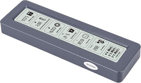 حاوية GOWENIC M.2 NVME SATA SSD، حاوية محرك أقراص الحالة الصلبة USB 3.2 Gen Type C بسرعة 10 جيجابت في الثانية لـ 2280 SSD، محرك أقراص الحالة الصلبة الخارجي، USB 3. محول Gen in Saudi Arabia