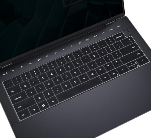 غطاء لوحة المفاتيح متوافق مع 2025 Dell XPS 14 9440 9450 14.5 بوصة، Dell XPS 16 9640 16.3 بوصة واقي لوحة المفاتيح - أسود in Saudi Arabia