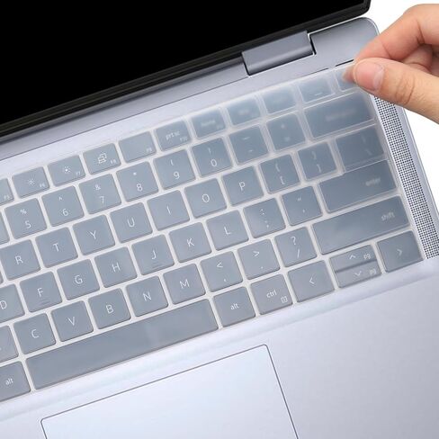 غطاء لوحة المفاتيح لجهاز 2025 Dell 14 Plus DB14250 DB14255 14 بوصة وDell 14 Plus 2 في 1 DB04250 DB04255 وDell Pro 14 Essential PV14250 كمبيوتر محمول 14 بوصة (لا يناسب الكمبيوتر المحمول Dell 14 Premium DA14250) - شفاف in Saudi Arabia