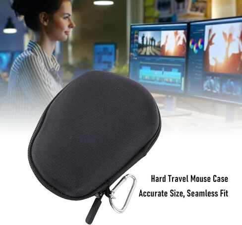 fosa Hard Case for MX Master 4 3 3S 2S Mouse, Travel Carrying Box with USB C Receiver Slot, Sturdy EVA Nylon Material, Portable Buckle Design in Saudi Arabia