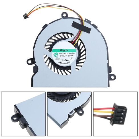 مبرد وحدة المعالجة المركزية للكمبيوتر المحمول الجديد DC28000GAR0 SPS-813946-001 لمبرد وحدة المعالجة المركزية 5 فولت 0.26A لسلسلة مبرد وحدة المعالجة المركزية من سلسلة 15-AC in Saudi Arabia