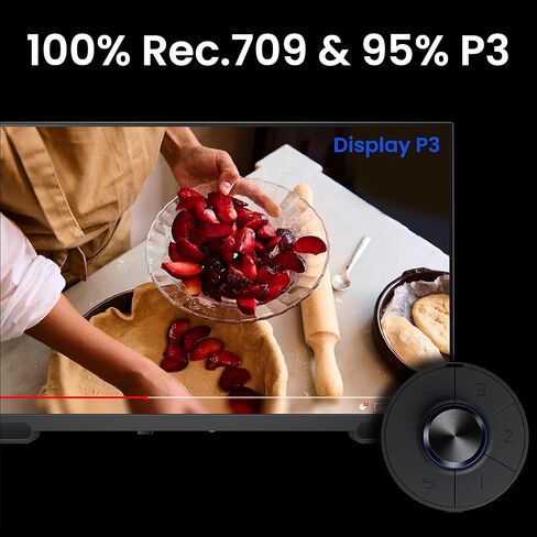 شاشة BenQ PV3200U مقاس 32 بوصة بدقة 4K UHD لتحرير الفيديو، 95% DCI-P3، 100% Rec.709/sRGB، مكبرات صوت 2.1 قناة، 65 وات USB-C، متوافق مع Mac، معايرة المصنع، معايرة البرامج، حامل مريح in Saudi Arabia