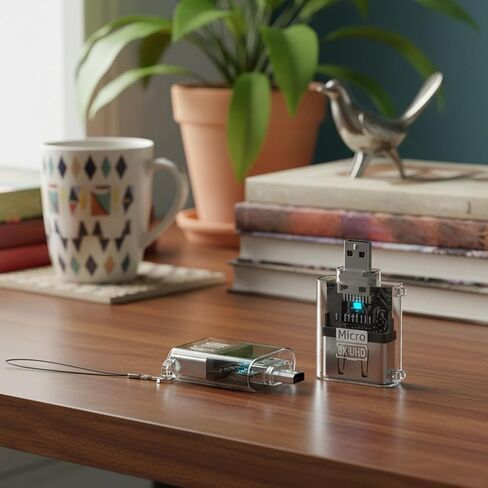 تحويل من النوع C، محول USB C 3x2x0.9 سم، موصل ABS شفاف مدمج للهواتف الذكية والكمبيوتر اللوحي والكمبيوتر المحمول والشحن ونقل البيانات والاستخدام المحمول in Kuwait