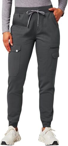 Fabletics Women's Evoke Cargo Scrub Gogger-MotionTech ، امتداد 4 اتجاهات ، مقاومة التجاعيد ، مضادة للتشغيل in Saudi Arabia