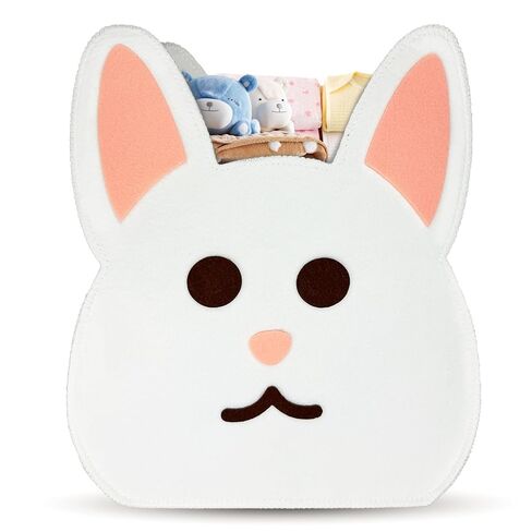 Felt Storage Caddy;Panda Baby Nursery Basket, Nursery Organizer for Store Infant Newborn Essentials, Storage Organizer with Cute Panda Design for Diaper Toys Baby Vintage Decor in Saudi Arabia
