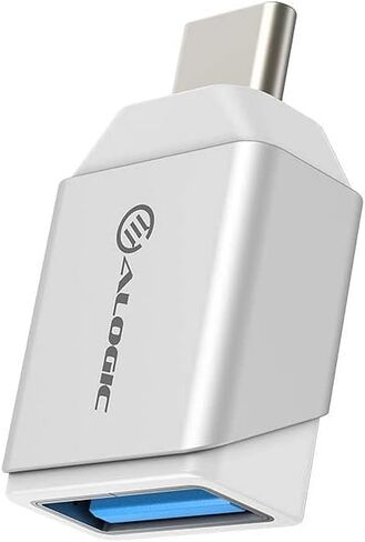محول ALOGIC USB C إلى USB A، USB 3.1 (5 جيجابت في الثانية)، متوافق مع MacBook Pro/Air 2020، Dell XPS، iPad Air 2020، iPad Pro، والهواتف الذكية USB-C والمزيد - فضي in Saudi Arabia