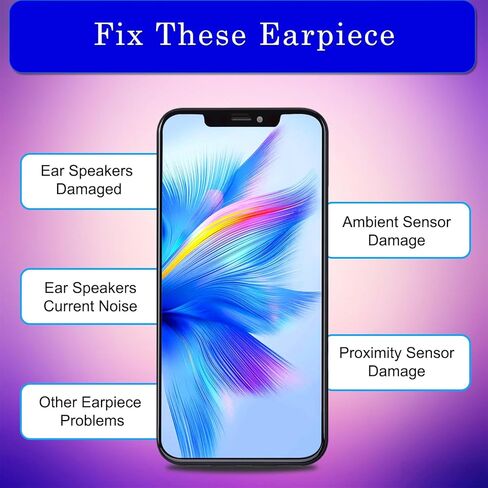 استبدال سماعة الأذن لإصلاح iPhone Xs لجهاز iPhoneXS قطعة الأذن الأمامية مع مستشعر الضوء المحيط مجموعة مستشعر القرب لجهاز iPhone 10s A1920، A2097، A2098، A2100 in Kuwait