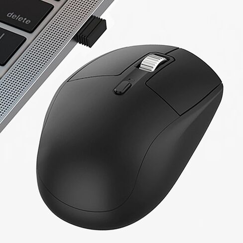 Wireless Mouse, Quiet 2.4G Optical Computer Mice with USB Receiver, Silent, 3 Adjustable DPI (800/1200/1600), Compatible with Laptop, Notebook, MacBook, Computer, Desktop, Mac, PC in Saudi Arabia