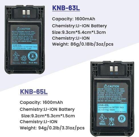 10x KNB-63L Battery for Kenwood TH-K20A, TH-K20E, TH-K40E, TK-2000, TK-2000E, TK-2000M, TK-2000T, TK-2000T2, TK-3000, TK-3000E, TK-3000M, TK-3000T, TK-3501E, TK-U100 Radios in Saudi Arabia