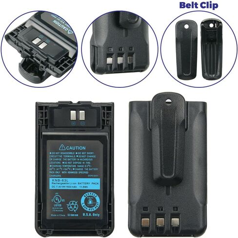 10x KNB-63L Battery for Kenwood TH-K20A, TH-K20E, TH-K40E, TK-2000, TK-2000E, TK-2000M, TK-2000T, TK-2000T2, TK-3000, TK-3000E, TK-3000M, TK-3000T, TK-3501E, TK-U100 Radios in Saudi Arabia
