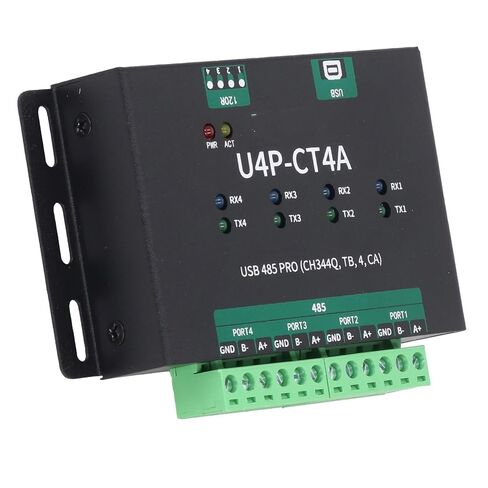 محول USB إلى 4 اتجاهات RS485، وحدة منفذ تسلسلي USB معزولة من الدرجة الصناعية مع مجموعة شرائح وSP3485، لنقل البيانات المستقر ودوائر الحماية المتعددة in Kuwait