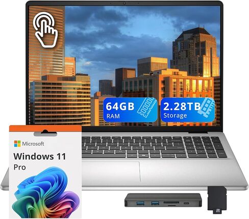 لاب توب ديل انسبايرون 15 للأعمال، شاشة لمس فل اتش دي 15.6 بوصة، انتل 10 كور i5-1334U، ذاكرة الوصول العشوائي 16 جيجا 512 جيجا اس اس دي، واي فاي 6، ويندوز 11 برو، كمبيوتر محمول للعمل والمدرسة والمكتب المنزلي للاستخدام الاحترافي in Kuwait