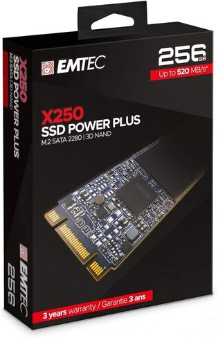 Emtec X250 Power Plus M.2 SATA SSD (256GB) in Saudi Arabia