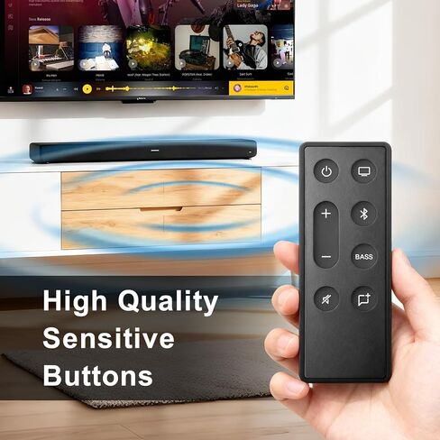جهاز تحكم عن بعد بديل جديد لمكبر الصوت Bose Soundbar، متوافق مع نظام صوت مكبر الصوت التلفزيوني Bose Solo 5 10 15 Series II in Kuwait