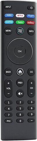 جهاز تحكم عن بعد بديل عالمي لأجهزة تلفزيون Vizio (موديل XRT140) | متوافق مع سلسلة D/M/V وجميع أجهزة التلفاز الذكية LED LCD 4K UHD (زر لـ Disney) in Kuwait