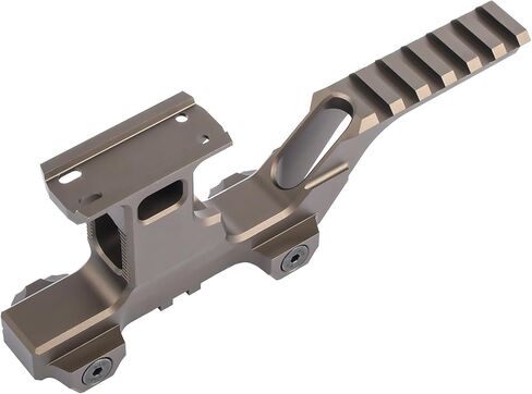 NOBUHIRO مجموعة تكتيكية من نوع Picatinny Riser Mount Red Dot Riser Mount، 1.5 بوصة ملف تعريف مرتفع 6 فتحات للسكك الحديدية لـ T1 T2 رؤية النقاط الحمراء، النطاقات، البصريات، الليزر، مناسب لسكك Picatinny مقاس 20 مم in Saudi Arabia