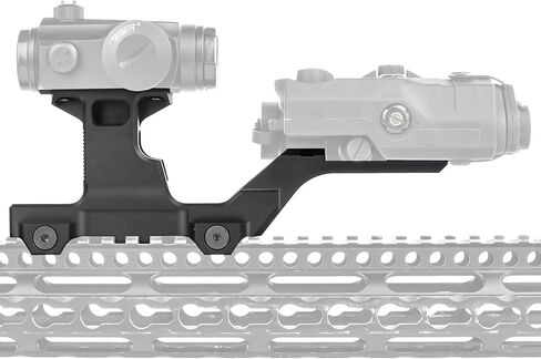 NOBUHIRO مجموعة تكتيكية من نوع Picatinny Riser Mount Red Dot Riser Mount، 1.5 بوصة ملف تعريف مرتفع 6 فتحات للسكك الحديدية لـ T1 T2 رؤية النقاط الحمراء، النطاقات، البصريات، الليزر، مناسب لسكك Picatinny مقاس 20 مم in Kuwait